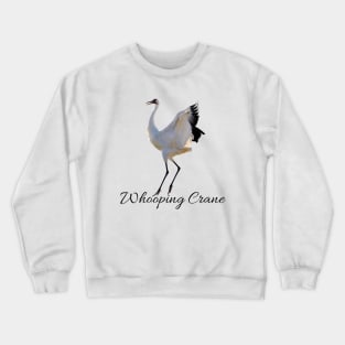 WHOOPING CRANE Crewneck Sweatshirt